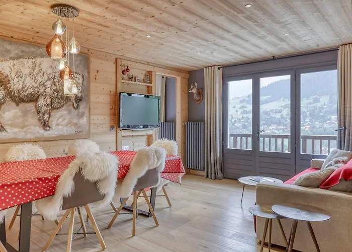 3 Pieces A Megeve, Balcon Sud-est, Tv Et Garage - Fr-1-453-308 Апартаменты